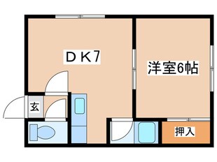 楽陽荘の物件間取画像